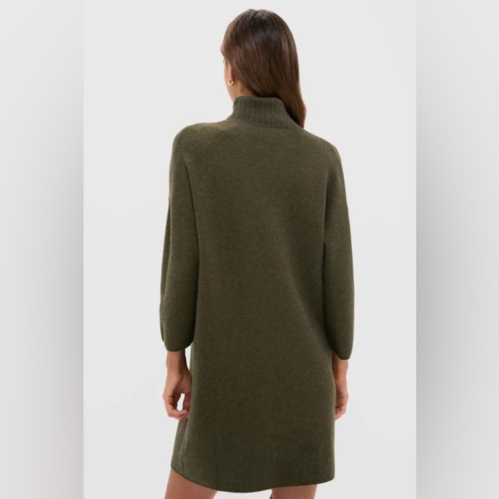 Pomander Place Tuckernuck Moss Green Vivianne Turtleneck Sweater Dress XL NWT - Picture 4 of 6